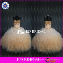ED Bridal New Collection Sweetheart Beaded Bodice Vestido De Baile Organza Quinceanera Vestidos